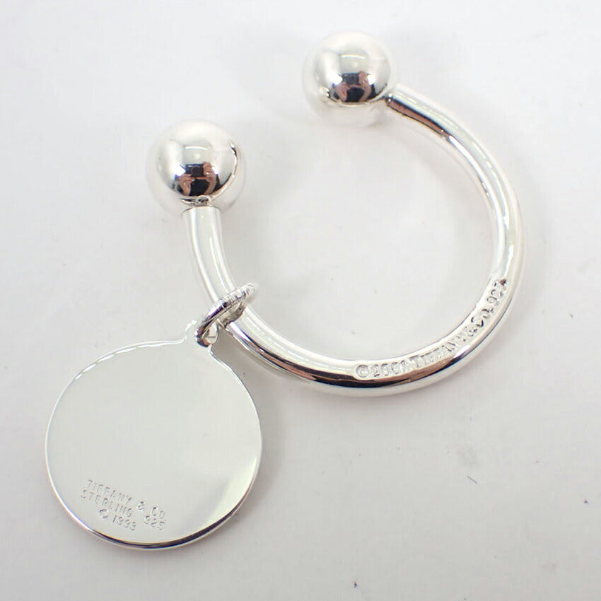 【中古】TIFFANY/ティファニー 925 キーリング テニスボール/j245-3