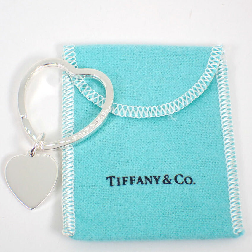 【中古】TIFFANY/ティファニー 925 ハートタグ付き ハートキーリング/j245-4