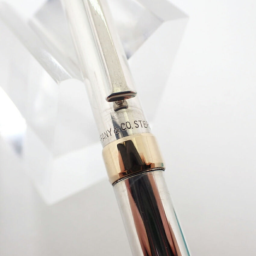 【中古】TIFFANY/ティファニー 925 Tクリップ  ボールペン/j245-5