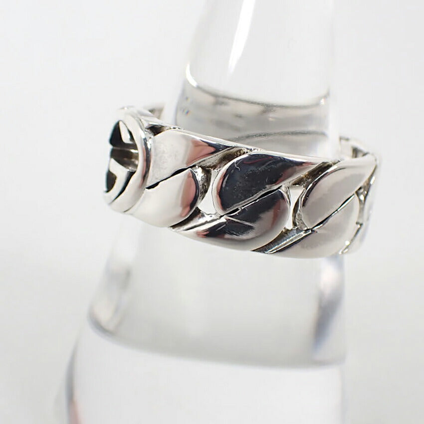 【中古】GUCCI/グッチ 925 インターロッキングG リング /17号/j245-6
