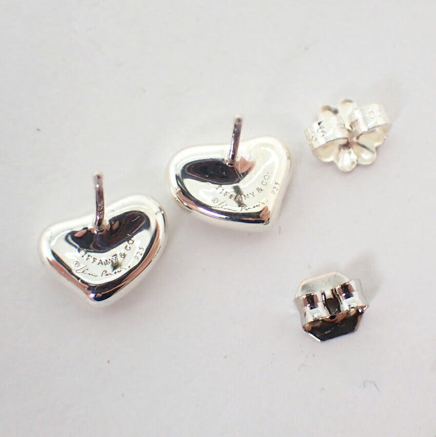 【中古】TIFFANY/ティファニー 925 フルハート ピアス/j245-7