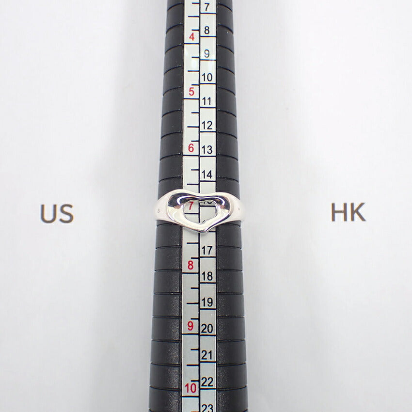 【中古】TIFFANY/ティファニー 925 フルハート リング /14号/j245-9