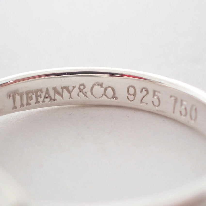 【中古】TIFFANY/ティファニー 925/750 ラブノット  リング /10号/j249-2
