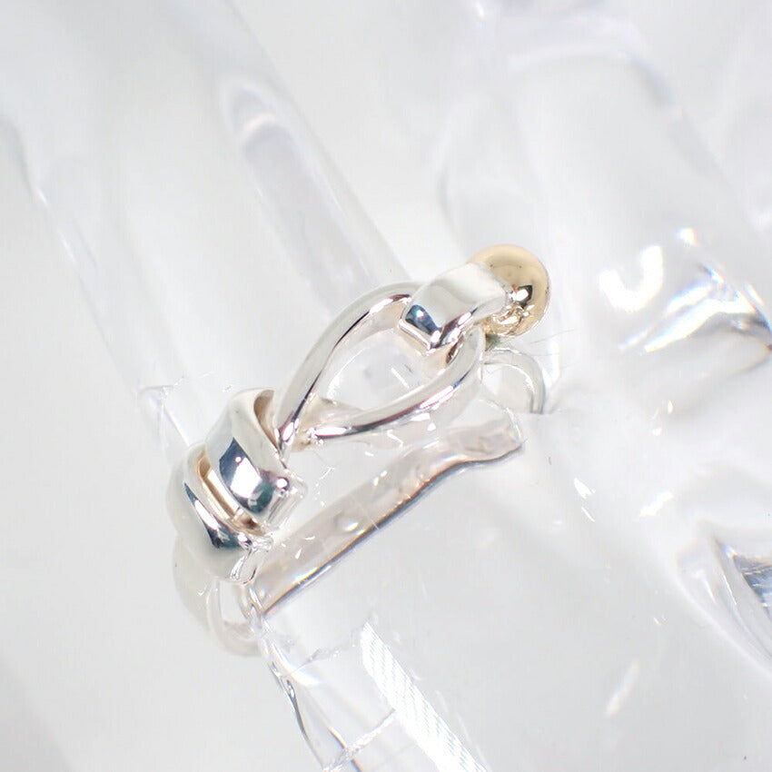 【中古】TIFFANY/ティファニー 925/750 ラブノット  リング /10号/j249-2