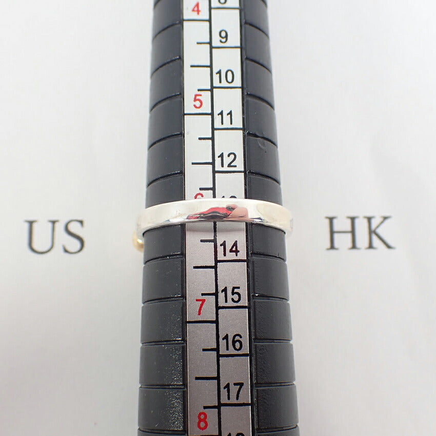 【中古】TIFFANY/ティファニー 925/750 ラブノット  リング /10号/j249-2