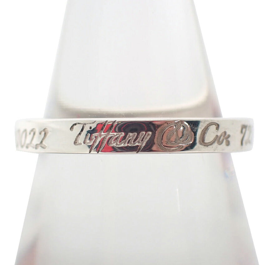 【中古】TIFFANY/ティファニー 925 ノーツ ナロー リング /11.5号/j249-3