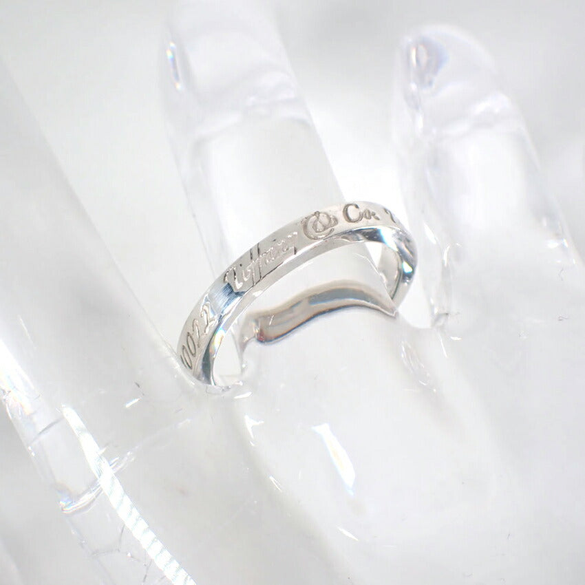 【中古】TIFFANY/ティファニー 925 ノーツ ナロー リング /11.5号/j249-3