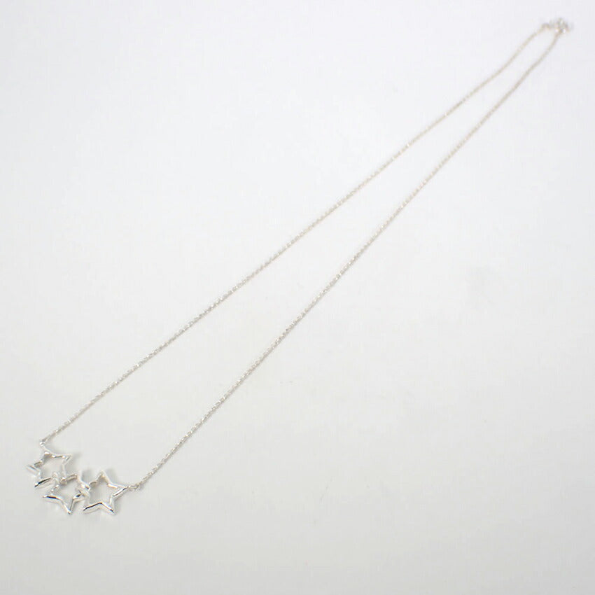 【中古】TIFFANY/ティファニー 925 トリプルスター ネックレス/j249-4
