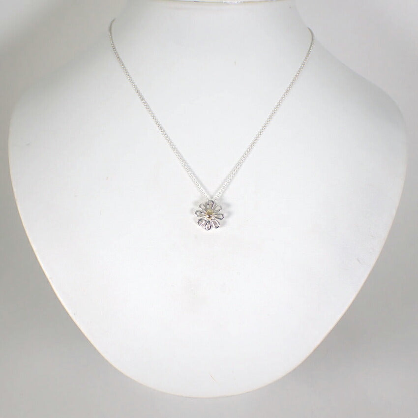 【中古】TIFFANY/ティファニー 925/750 デイジー ペンダント/ネックレス/j249-5