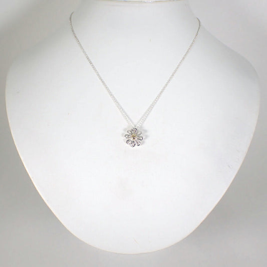 【中古】TIFFANY/ティファニー 925/750 デイジー ペンダント/ネックレス/j249-5