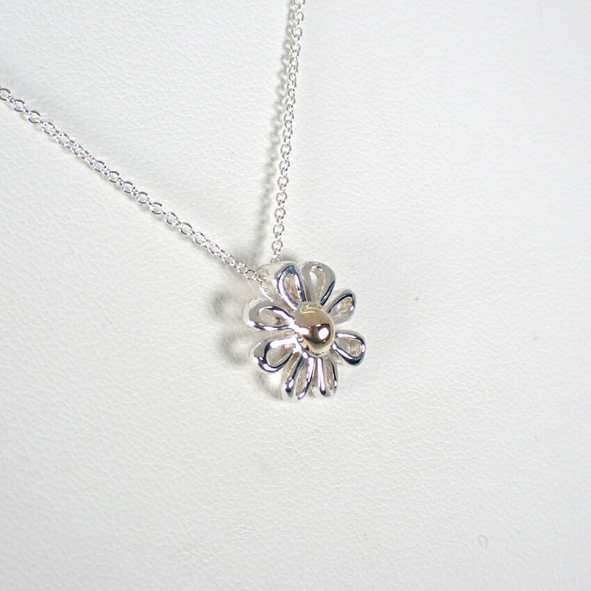 【中古】TIFFANY/ティファニー 925/750 デイジー ペンダント/ネックレス/j249-5