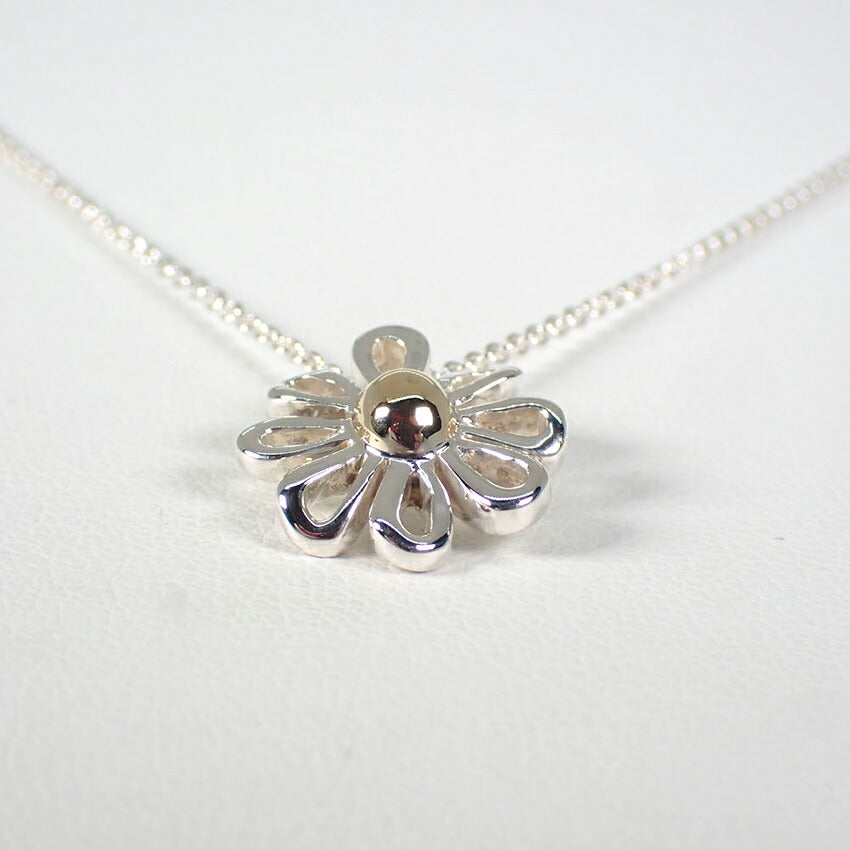 【中古】TIFFANY/ティファニー 925/750 デイジー ペンダント/ネックレス/j249-5