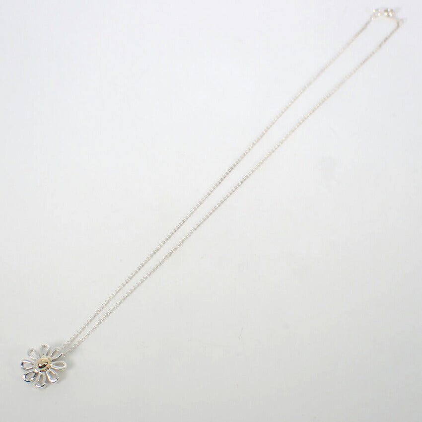 【中古】TIFFANY/ティファニー 925/750 デイジー ペンダント/ネックレス/j249-5