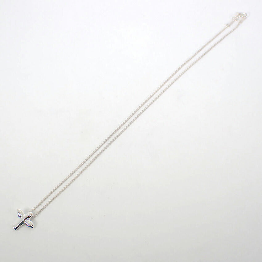 【中古】TIFFANY/ティファニー 925 PERETTI バード クロス ペンダント/ネックレス/j249-7