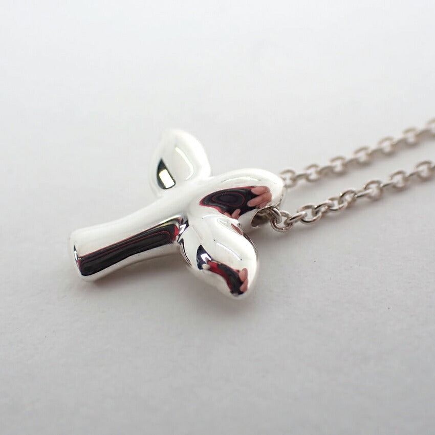 【中古】TIFFANY/ティファニー 925 PERETTI バード クロス ペンダント/ネックレス/j249-7