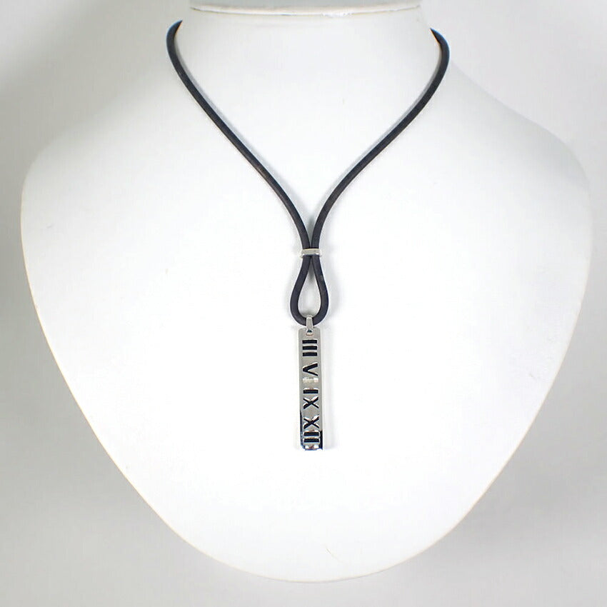 【中古】TIFFANY/ティファニー 925 1837 エレメント プレート ペンダント/ネックレス/j249-9