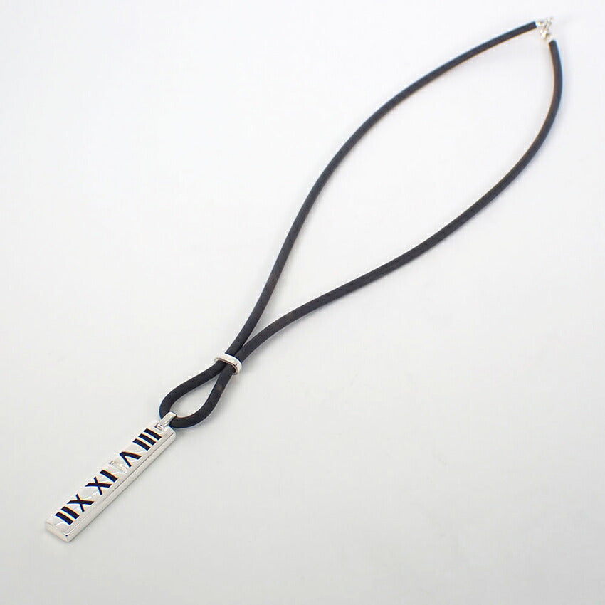 【中古】TIFFANY/ティファニー 925 1837 エレメント プレート ペンダント/ネックレス/j249-9