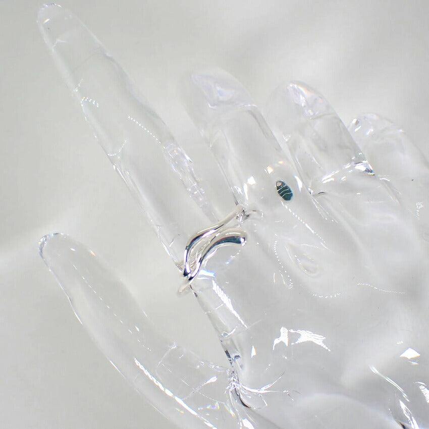【中古】TIFFANY/ティファニー/925/ティアドロップ/リング/14号/j250-10