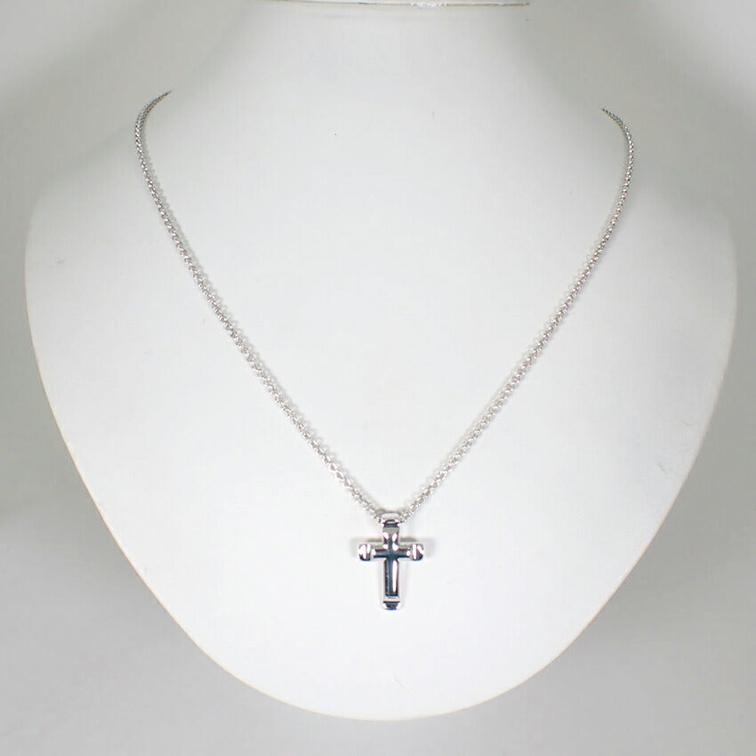 【中古】TIFFANY/ティファニー/925/パロマグルーブ/クロス/ペンダント/ネックレス/j250-4