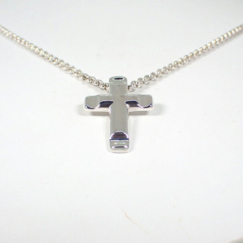 【中古】TIFFANY/ティファニー/925/パロマグルーブ/クロス/ペンダント/ネックレス/j250-4