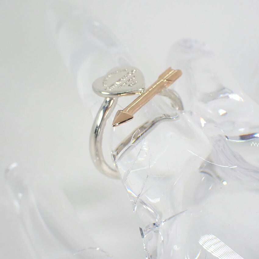 【中古】TIFFANY/ティファニー/925/750PG/ラブ ストラック/リング/10号/j250-5