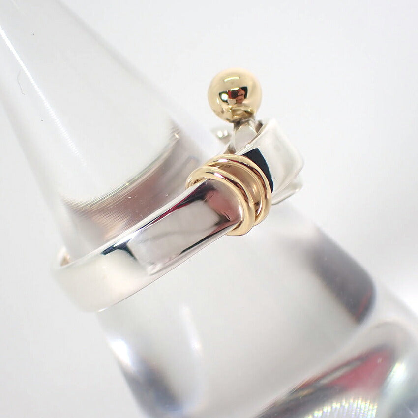 【中古】TIFFANY/ティファニー/925/750/フックアイ/リング/10号/j250-7