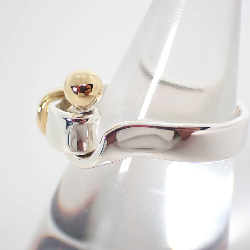 【中古】TIFFANY/ティファニー/925/750/フックアイ/リング/10号/j250-7
