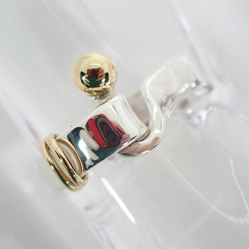 【中古】TIFFANY/ティファニー/925/750/フックアイ/リング/10号/j250-7