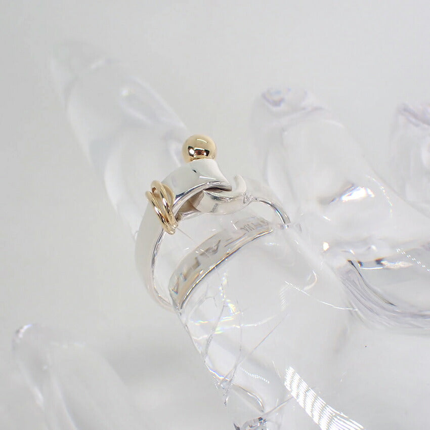 【中古】TIFFANY/ティファニー/925/750/フックアイ/リング/10号/j250-7