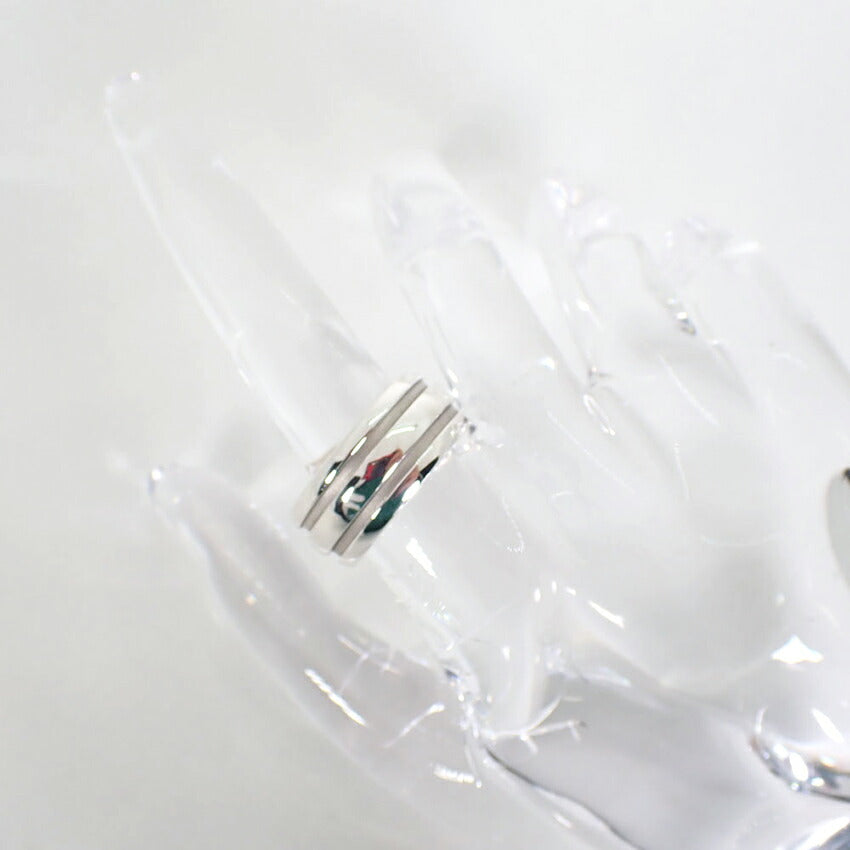 【中古】TIFFANY/ティファニー/925/グルーブド/ダブルライン/リング/13.5号/j250-8
