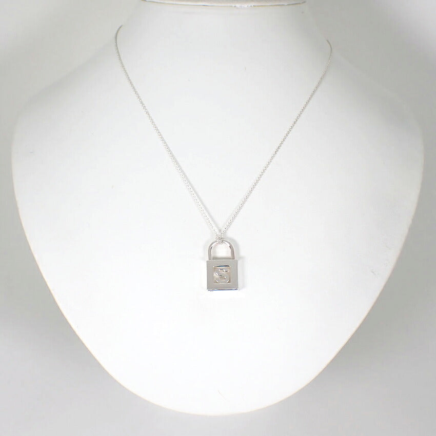 【中古】TIFFANY/ティファニー 925 カデナ イニシャル S チャーム/ペンダント/j251-2