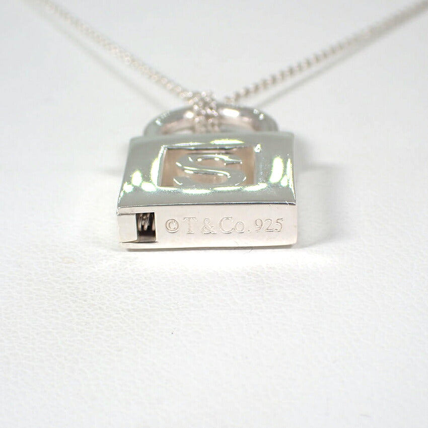 【中古】TIFFANY/ティファニー 925 カデナ イニシャル S チャーム/ペンダント/j251-2