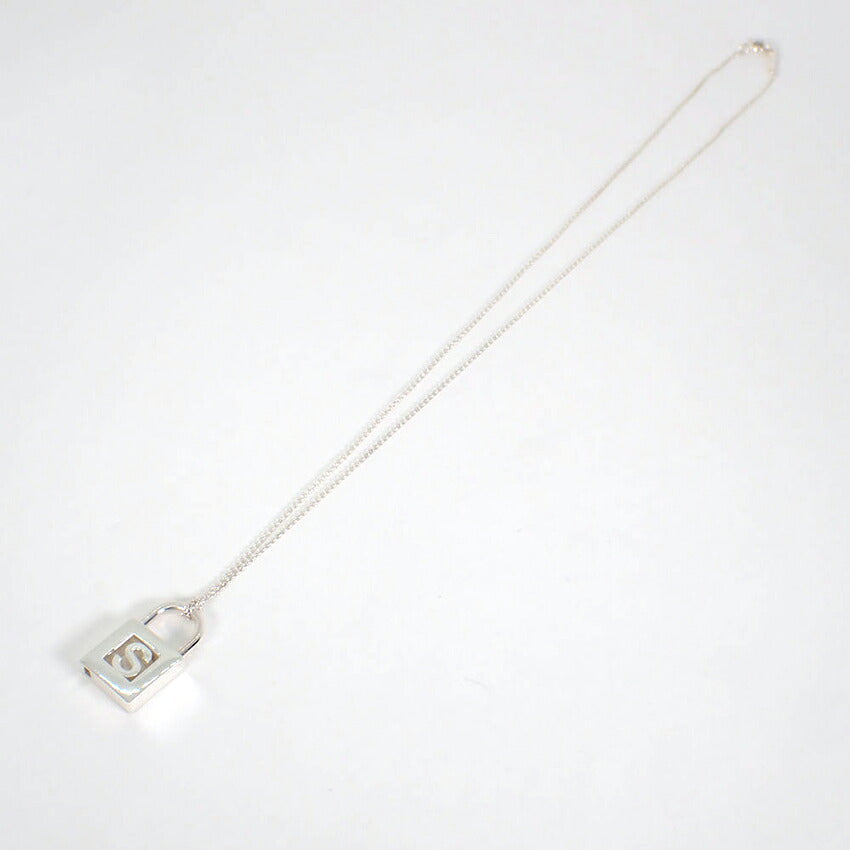 【中古】TIFFANY/ティファニー 925 カデナ イニシャル S チャーム/ペンダント/j251-2