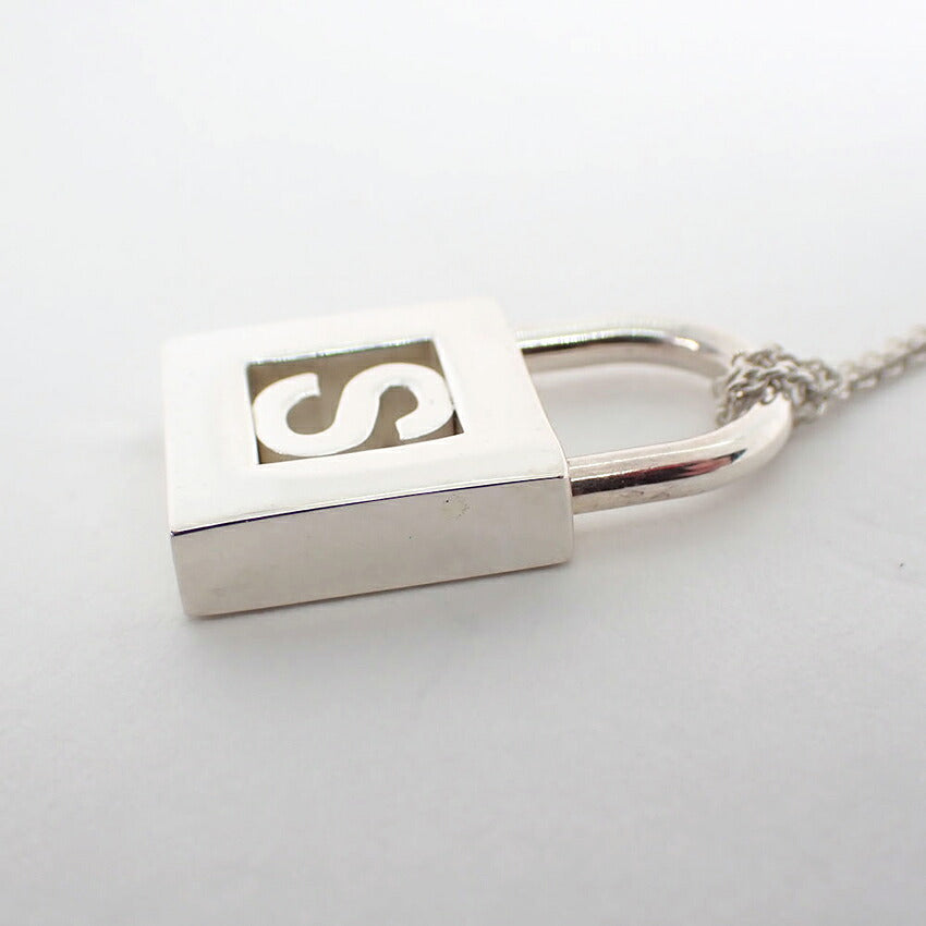 【中古】TIFFANY/ティファニー 925 カデナ イニシャル S チャーム/ペンダント/j251-2