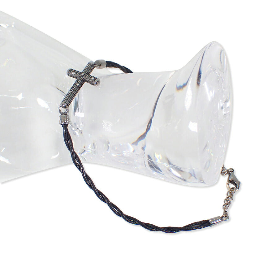 【中古】DAMIANI/ダミアーニ  750 ダイヤモンド クロス ブレスレット j251-4