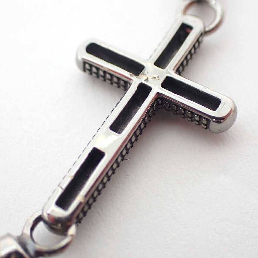 【中古】DAMIANI/ダミアーニ  750 ダイヤモンド クロス ブレスレット j251-4