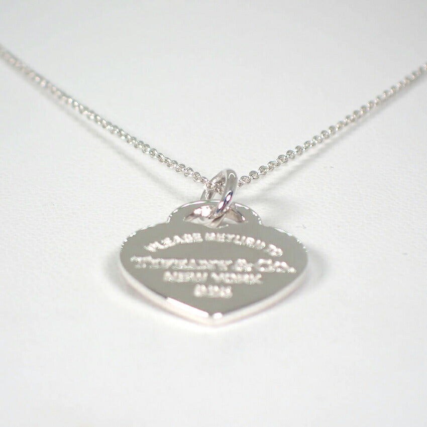 【中古】TIFFANY/ティファニー 925 リターントゥティファニー レッド ハートタグ ペンダント/j251-7