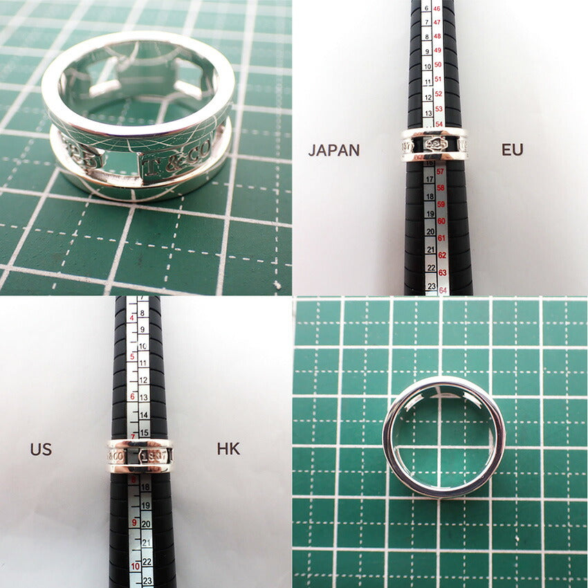【中古】TIFFANY/ティファニー/925/1837/エレメント/リング/15.5号/j252-3