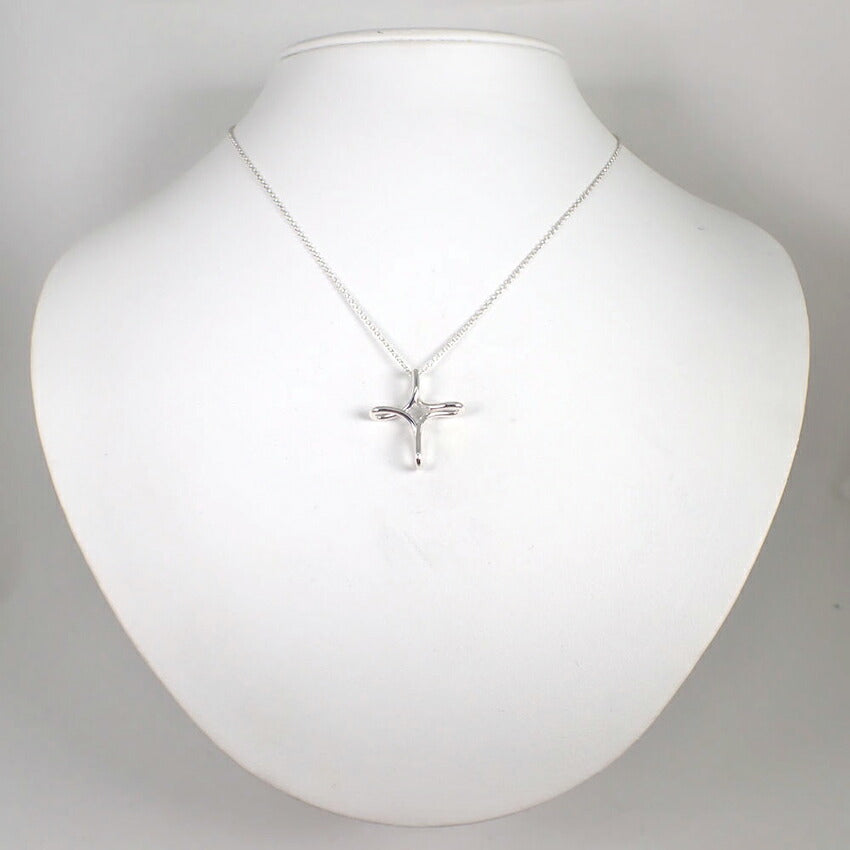 【中古】TIFFANY/ティファニー/925/インフィニティクロス/ペンダント/ネックレス/j252-6