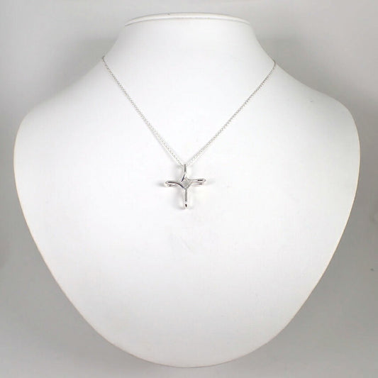 【中古】TIFFANY/ティファニー/925/インフィニティクロス/ペンダント/ネックレス/j252-6