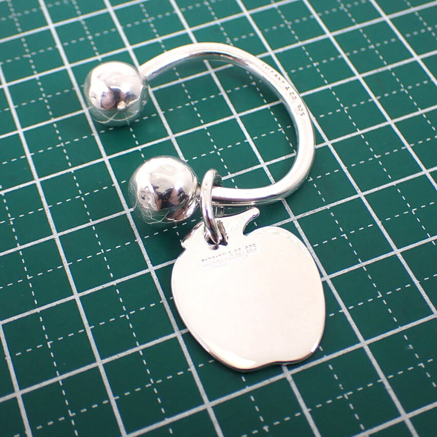 【中古】TIFFANY/ティファニー/925/アップルチャーム付き/キーリング/j252-7
