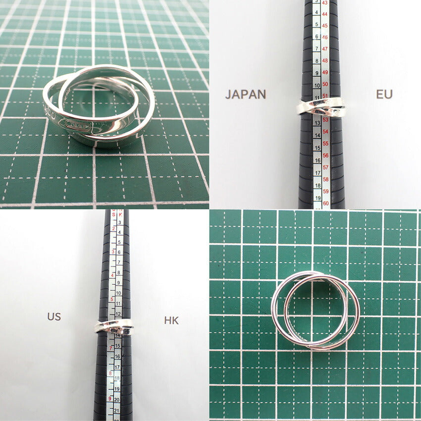 【中古】TIFFANY/ティファニー/925/インターロッキングサークル/リング/12号/j253-1