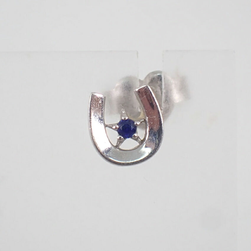 【中古】STAR JEWELRY/スタージュエリー/K10WG/馬蹄/ピアス/j253-2