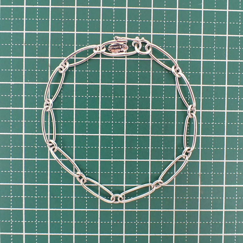 【中古】TIFFANY/ティファニー/925/オーバルリンク/ブレスレット/j253-3