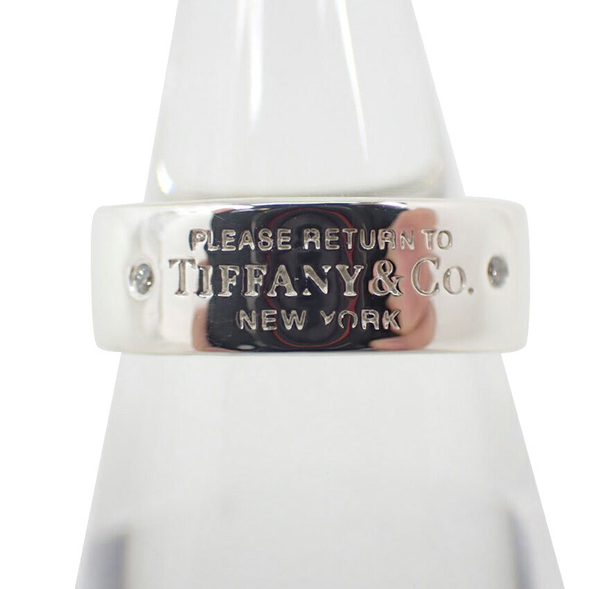 【中古】TIFFANY/ティファニー/925/リターントゥ/ダイヤモンド/リング/9号/j253-4