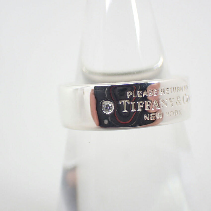 【中古】TIFFANY/ティファニー/925/リターントゥ/ダイヤモンド/リング/9号/j253-4