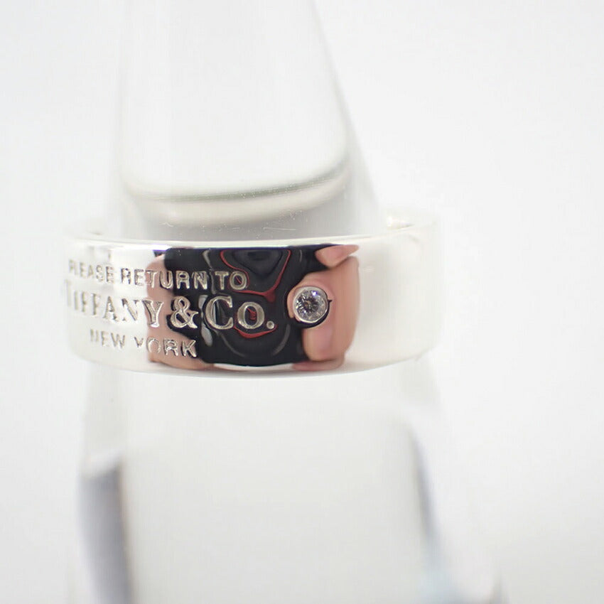 【中古】TIFFANY/ティファニー/925/リターントゥ/ダイヤモンド/リング/9号/j253-4