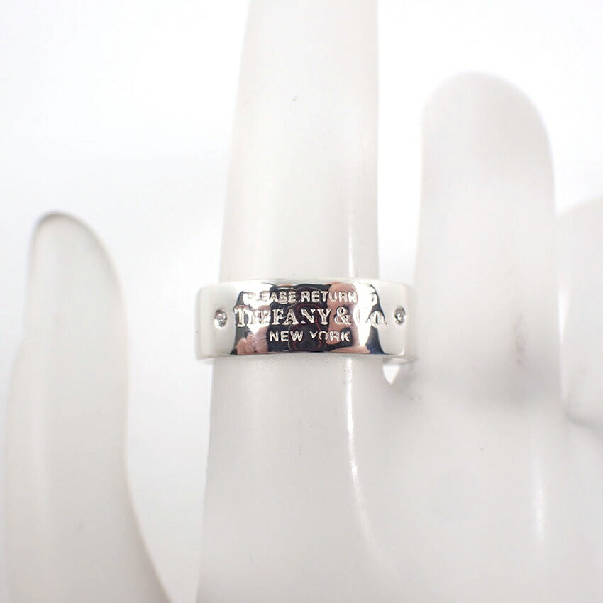 【中古】TIFFANY/ティファニー/925/リターントゥ/ダイヤモンド/リング/9号/j253-4