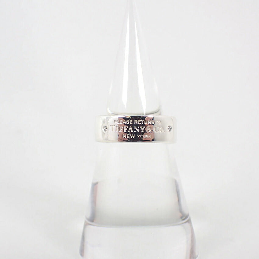 【中古】TIFFANY/ティファニー/925/リターントゥ/ダイヤモンド/リング/9号/j253-4