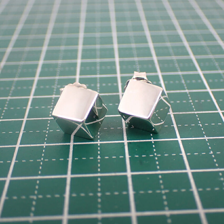 【中古】TIFFANY/ティファニー 925  キューブ ピアス/j254-10